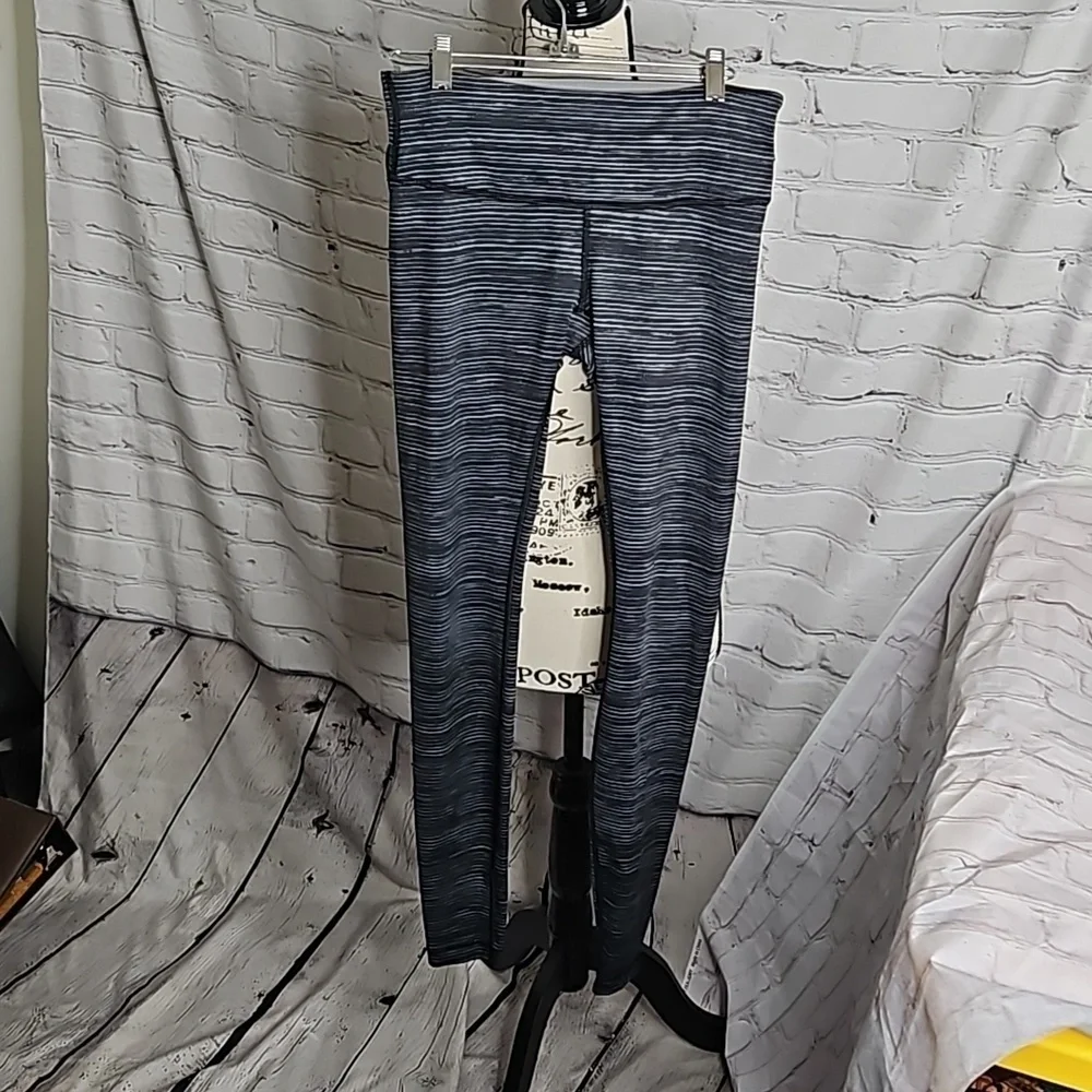 Lululemon Wunder Under Pant Leggings III Blurry Belle Battleship Black Size 6
